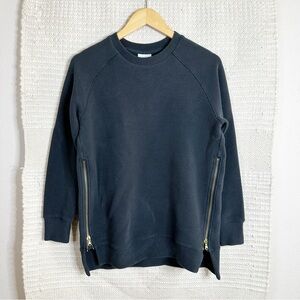 VARLEY black ribbed Manning sweater pullover sweatshirt XS